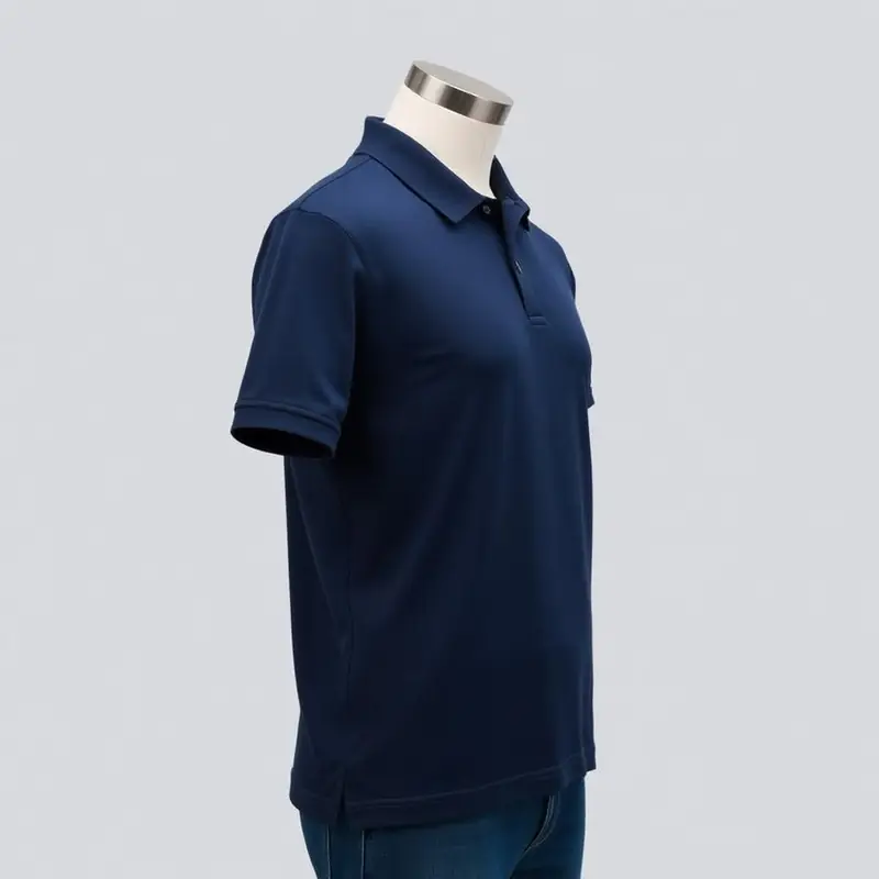 Collar T-Shirt (Polo) — left side view